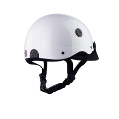 Mũ Bảo Hiểm Nửa Đầu HP02B Màu Trắng Bóng – Thương Hiệu HPPRO Helmets