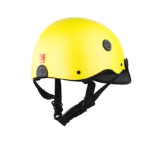 Mũ Bảo Hiểm Nửa Đầu HP02B Vàng Nhám – Lưỡi Trai Đen Cá Tính, Chính Hãng HPPRO