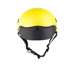 Mũ Bảo Hiểm Nửa Đầu HP02B Vàng Nhám – Lưỡi Trai Đen Cá Tính, Chính Hãng HPPRO