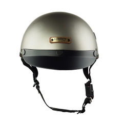 Mũ Bảo Hiểm Nửa Đầu HPPRO HP03 – Màu Xám Titanium Nhám, Chính Hãng, Chuẩn Quatest 2