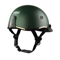 Mũ bảo hiểm nửa đầu HPPRO HP03 – Màu Xanh Lính, chính hãng HPRO, form nhỏ gọn