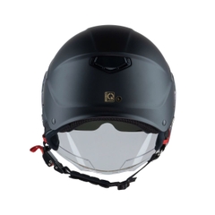 Mũ Bảo Hiểm Nửa Đầu 2 Kính Royal M289 – Màu Đen Nhám, Kính Âm Chống Chói, Nhựa ABS Nguyên Sinh