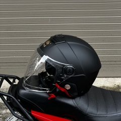 Mũ Bảo Hiểm Nửa Đầu 2 Kính Royal M289 – Màu Đen Nhám, Kính Âm Chống Chói, Nhựa ABS Nguyên Sinh