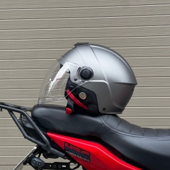 Mũ Bảo Hiểm Nửa Đầu 2 Kính Royal M289 – Màu Xám Titanium, Kính Âm Chống Chói, Chính Hãng Royal Helmet