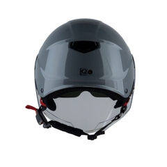 Mũ Bảo Hiểm Nửa Đầu 2 Kính Royal M289 – Màu Xám Xi Măng Bóng, Kính Âm Chống Chói, Nhựa ABS Nguyên Sinh