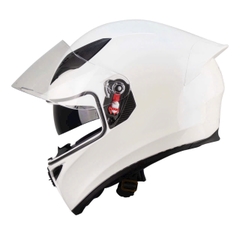 Mũ Bảo Hiểm Fullface Royal M138B 2 Kính – Màu Trắng Bóng, Chính Hãng Royal Helmel