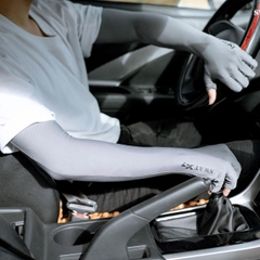 Ống Tay Chống Nắng SWAT X7 – Vải Kim Cương Cotton Polyester Spandex, Hở Ngón, Logo Phản Quang, Chống Nắng Và Thoáng Khí Tối Ưu