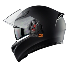 Mũ bảo hiểm Fullface ROC 05 Nhám Size M – Nhựa ABS cao cấp, 2 kính chống tia UV