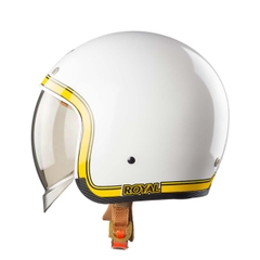 Mũ Bảo Hiểm 3/4 Royal M139 Kính Âm Màu Tem V10 Trắng Chính Hãng | Tiện Lợi Đi Phố, Thời Trang