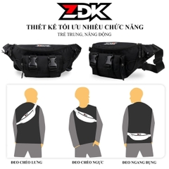 Túi Đeo Chéo, Đeo Hông ZDK D4 - Gọn Nhẹ, Thời Trang, Tiện Dụng