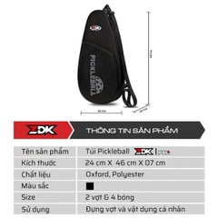 Túi Đựng Vợt Pickleball ZDK PK2 Chính Hãng – Gọn Nhẹ, Dây Đeo Chắc Chắn, Thiết Kế Phản Quang
