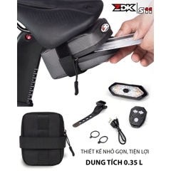 Túi Gắn Cọc Yên Xe Đạp ZDK S11 | Vải Oxford Chống Nước – Nhỏ Gọn Tiện Lợi