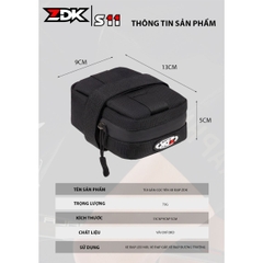 Túi Gắn Cọc Yên Xe Đạp ZDK S11 | Vải Oxford Chống Nước – Nhỏ Gọn Tiện Lợi