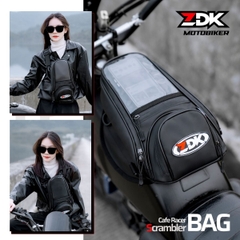 Túi Hít Bình Xăng ZDK A1 – Da Simili Kháng Nước, Nam Châm Vĩnh Cửu, Cảm Ứng Điện Thoại 7L đa năng