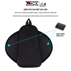 Túi Hít Bình Xăng ZDK A1 – Da Simili Kháng Nước, Nam Châm Vĩnh Cửu, Cảm Ứng Điện Thoại 7L đa năng