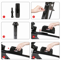 Túi Hộp Nhựa Treo Xe Đạp ZDK S13 Nhựa PETG Chống Va Đập – Chống Nước – Dung Tích 1L