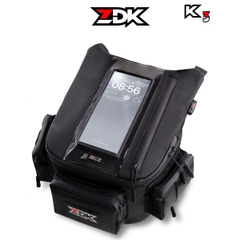 Túi Treo Đầu Xe Máy ZDK K3 Đựng Điện Thoại, Cảm Ứng Mượt, Ngăn Rộng 10L, Có Cổng Sạc