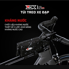 Túi Treo Xe Đạp ZDK S10 Chính Hãng | Vải Oxford Kháng Nước, Thiết Kế Thể Thao Gọn Nhẹ