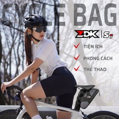 Túi Treo Yên Xe Đạp ZDK S7 Chính Hãng – 2L Dung Tích Rộng, Chống Nước, 4 Điểm Velcro Cố Định Siêu Chắc