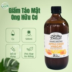 Giấm Táo Hữu Cơ Barnes Naturals 500ml