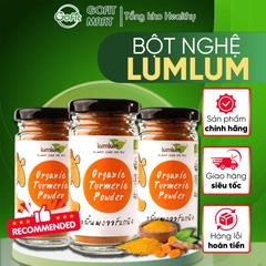 Bột gừng - Bột Quế - Bột Nghệ hữu cơ 30g LumLum - Organic Ginger Powder