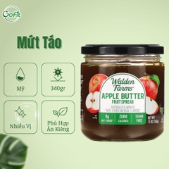 Mứt trái cây Walden Farm hũ 340gr, Fruit Spread