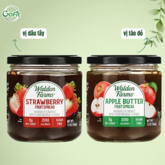 Mứt trái cây Walden Farm hũ 340gr, Fruit Spread