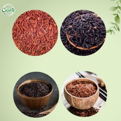 1Kg Gạo lứt dẻo Điện Biên ăn kiêng, thực dưỡng SEN FOOD