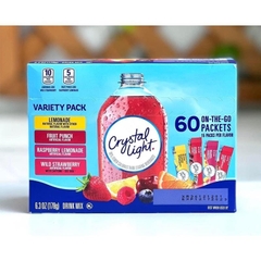 Giấm Táo Bragg 500ml Hữu Cơ & Bột Trái Cây Crystal Light