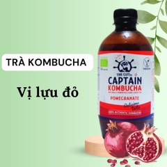 Gutsy Captain - Trà Kombuca hữu cơ, chai 400ML, tốt cho hệ tiêu hoá và làn da - Chính Ngạch Từ Bồ Đào Nha