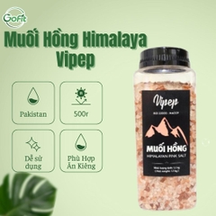 Muối hồng Himalaya Vipe dạng hạt / dạng mịn nguyên chất