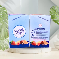 Crystal Light - Bột trái cây KHÔNG ĐƯỜNG, Ít Kcal, hộp 60 gói nhiều vị
