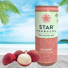 Trà lên men Star Kombucha mix vị (250ml/lon)
