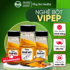 Bộ Sản Phẩm Gia Vị VIPEP - Gừng- Sả - Quế - Nghệ
