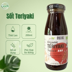LumLum - Sốt Teriyaki LumLum hữu cơ lọ 200ML, , xuất xứ Thái Lan