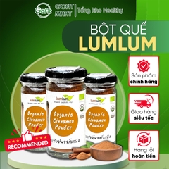Bột gừng - Bột Quế - Bột Nghệ hữu cơ 30g LumLum - Organic Ginger Powder