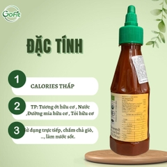 LumLum - Tương ớt hữu cơ Sriracha LumLum chai 250ML, xuất xứ Thái Lan