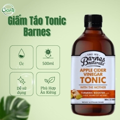 Giấm Táo Hữu Cơ Barnes Naturals 500ml