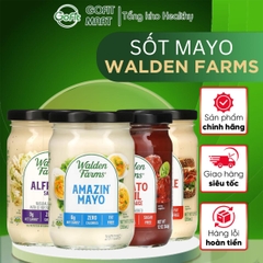 Sốt Mayo Walden Farms  | Tuyệt vời cho bánh mì | Bánh mì kẹp thịt | Taco | Kết thúc | khoai tây chiên