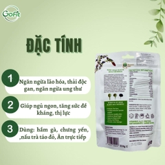 Hắc kỷ tử (kỷ tử đen) hoang dã black goji berry Gofit Mart 200g, Hắc kỉ tử (kỉ tử đen) Organic life