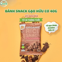 Bánh snack gạo hữu cơ Nobi Nobi 3 vị 40g, vị phô mai, vị truyền thống, vị chocolate