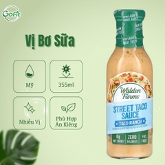 Sốt Taco, Street Taco Sauce,Walden Farms, 355ml