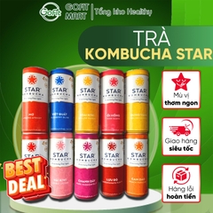 Trà lên men Star Kombucha mix vị (250ml/lon)