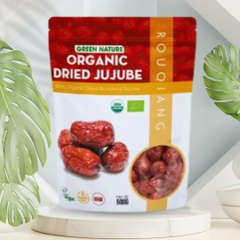 Táo Đỏ Hữu Cơ Green Nature 500gr Organic Jujube Fruit C'Lavie Clavie Hữu cơ Lượng đường thấp Tự nhiên