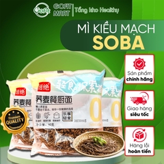 Mì kiều mạch SOBA không chiên không béo, gói 60gr nội địa Trung