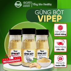 Bộ Sản Phẩm Gia Vị VIPEP - Gừng- Sả - Quế - Nghệ