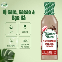 Kem Cafe Walden Farms, Coffee Creamer nhiều vị, 355ml