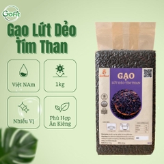 1Kg Gạo lứt dẻo Điện Biên ăn kiêng, thực dưỡng SEN FOOD