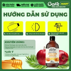 [BARNES] Giấm Táo/ Giấm Táo Mật Ong Hữu Cơ Barnes Naturals 500ml