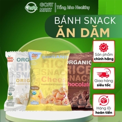 Bánh snack gạo hữu cơ Nobi Nobi 3 vị 40g, vị phô mai, vị truyền thống, vị chocolate